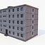 Communist Apartment Block low Poly