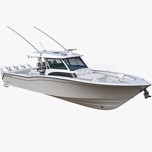 3D Grady White Canyon 456 Luxury Outboard Motorboat