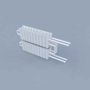 3d model radiator pipe