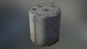 Large Industrial Petroleum Storage Tank