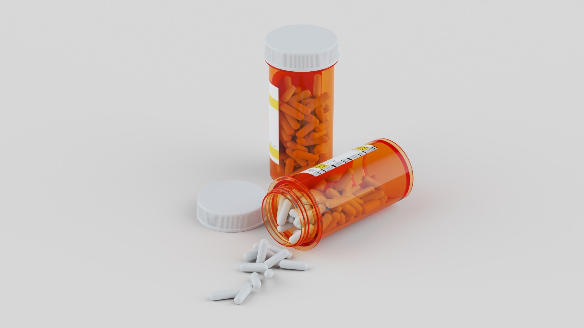 Pill Bottles 3D model https://p.turbosquid.com/ts-thumb/Wm/1jeKpQ/KG/render2/jpg/1683412342/1920x1080/fit_q87/85400035168088a6b167d3145c1d63e8b07c2976/render2.jpg