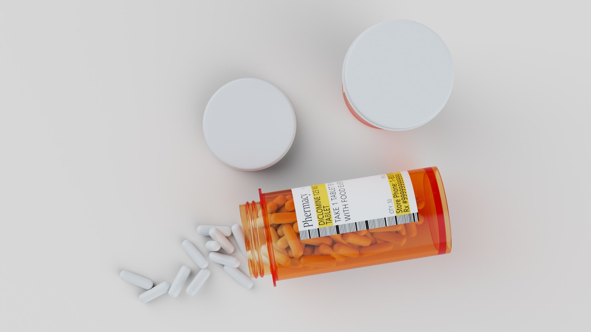 Pill Bottles 3D model https://p.turbosquid.com/ts-thumb/Wm/1jeKpQ/aN/render5/jpg/1683412344/1920x1080/fit_q87/db484bb3cae7e1e532e8abe2b2df4a96c9b7414a/render5.jpg