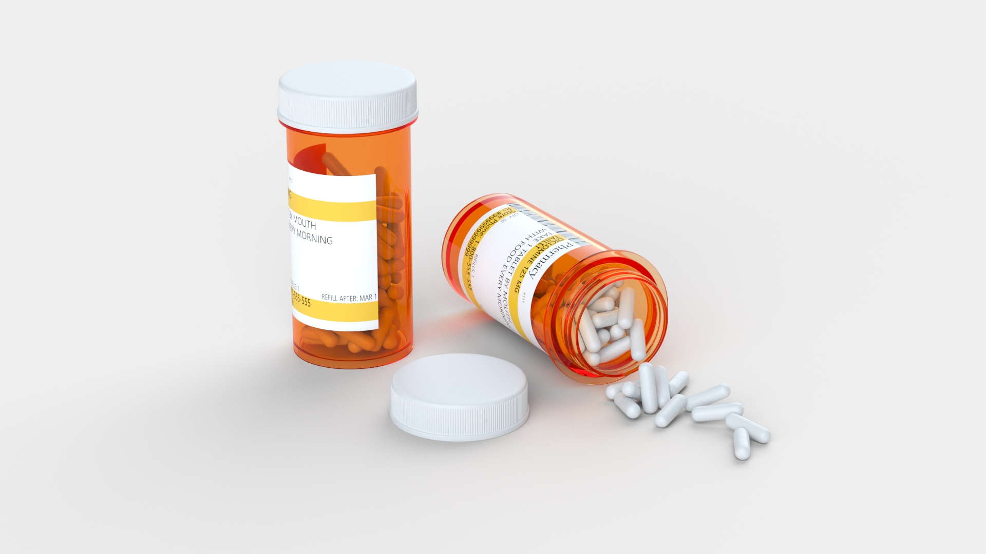 Pill Bottles 3D model https://p.turbosquid.com/ts-thumb/Wm/1jeKpQ/x5/image/jpg/1683413123/1920x1080/turn_fit_q99/19347a924c1d011b40cd5faaaad230f568ea190e/image-1.jpg