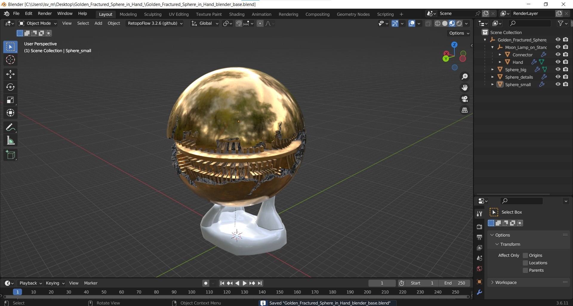 Golden Fractured Sphere in Hand 3D model https://p.turbosquid.com/ts-thumb/Wm/4tBdOI/po/golden_fractured_sphere_in_hand_1002/jpg/1741466126/1920x1080/fit_q87/84932b9359833d29809a33a21df8328c70b2ebb3/golden_fractured_sphere_in_hand_1002.jpg