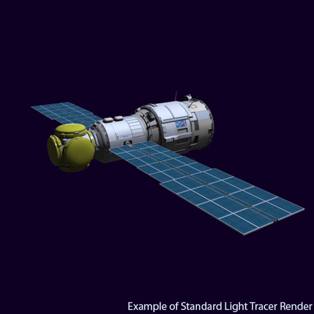 3d Model Zvezda Service Module