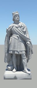 3D roman figure