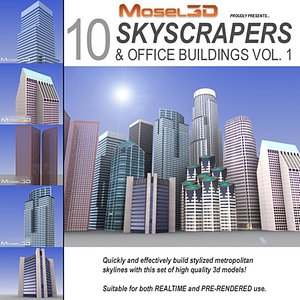 realtime buildings 3d model