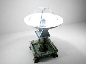 The old radar antenna