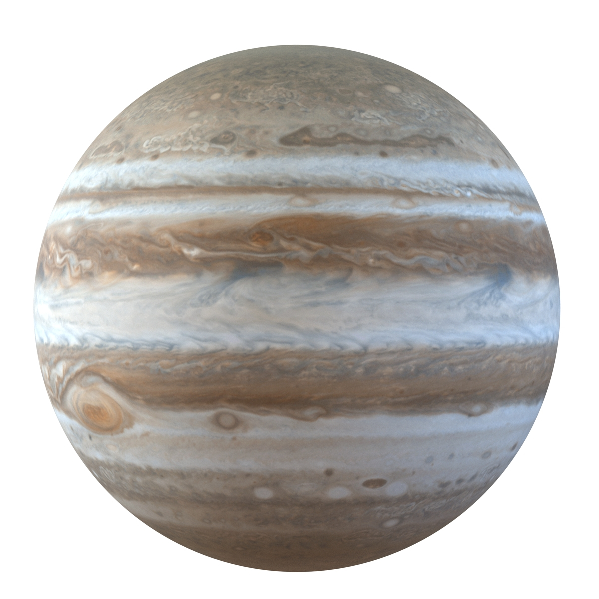 3d model of jupiter planet