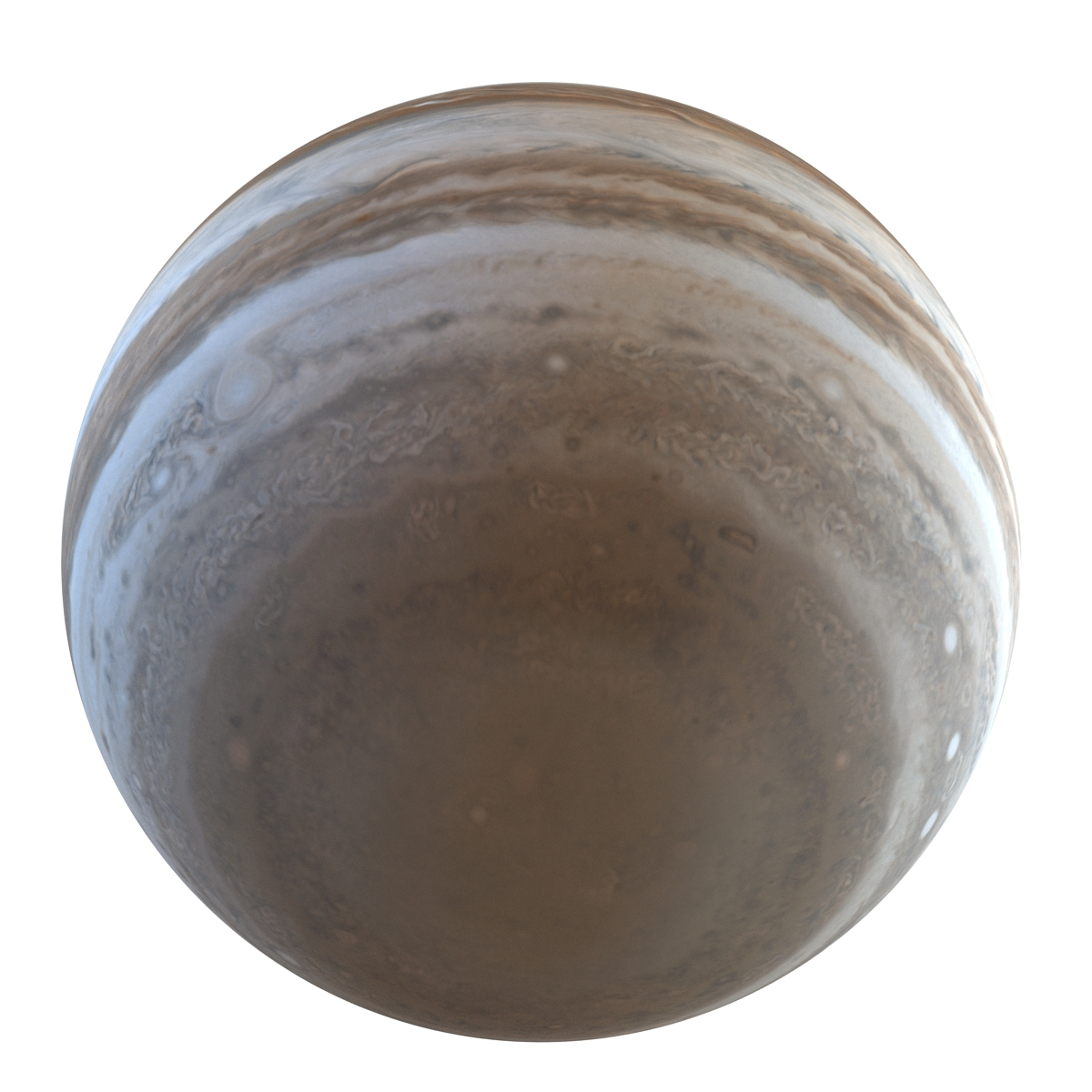 3d model of jupiter planet