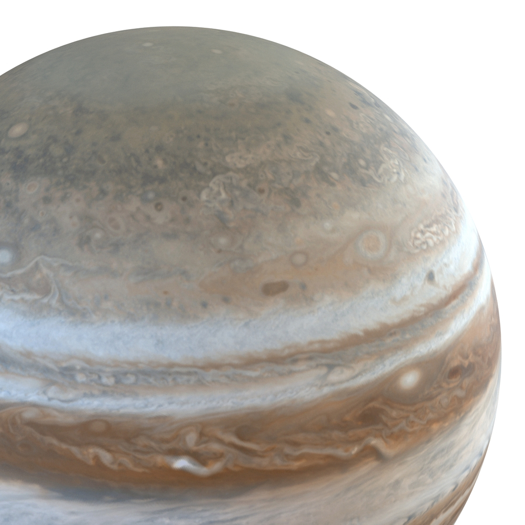 3d model of jupiter planet