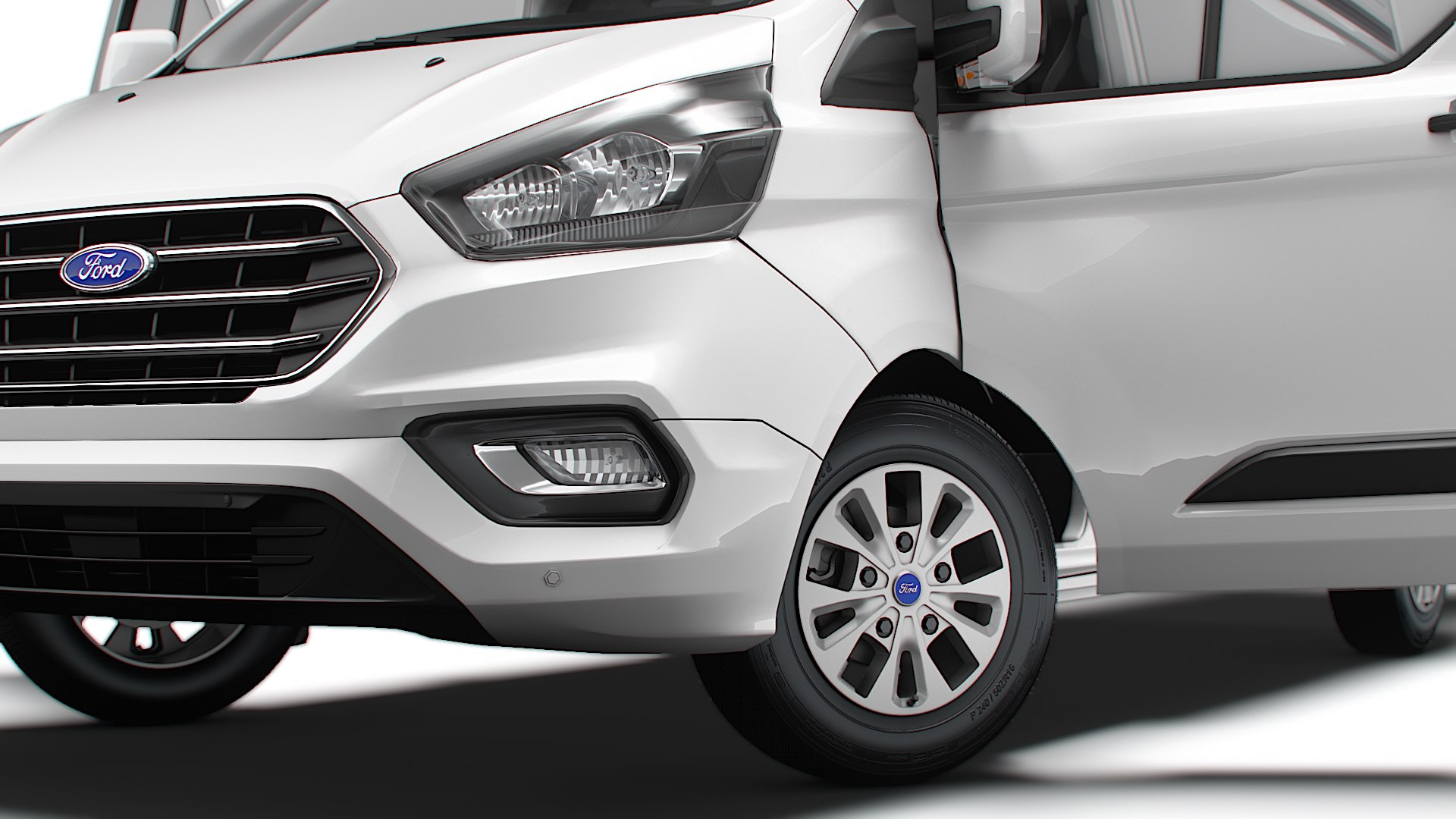 3D Ford Transit Custom L2H2 UKspec HQInterior 2022 Model - TurboSquid ...