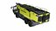 3D Rosenbauer Panther 6x6 Amarillo