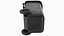 Wheeled Garbage Bin Black Dirty