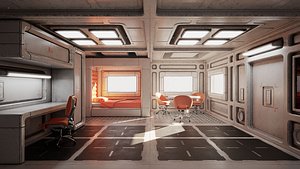 Futuristic Apartment Model Pack 3D model