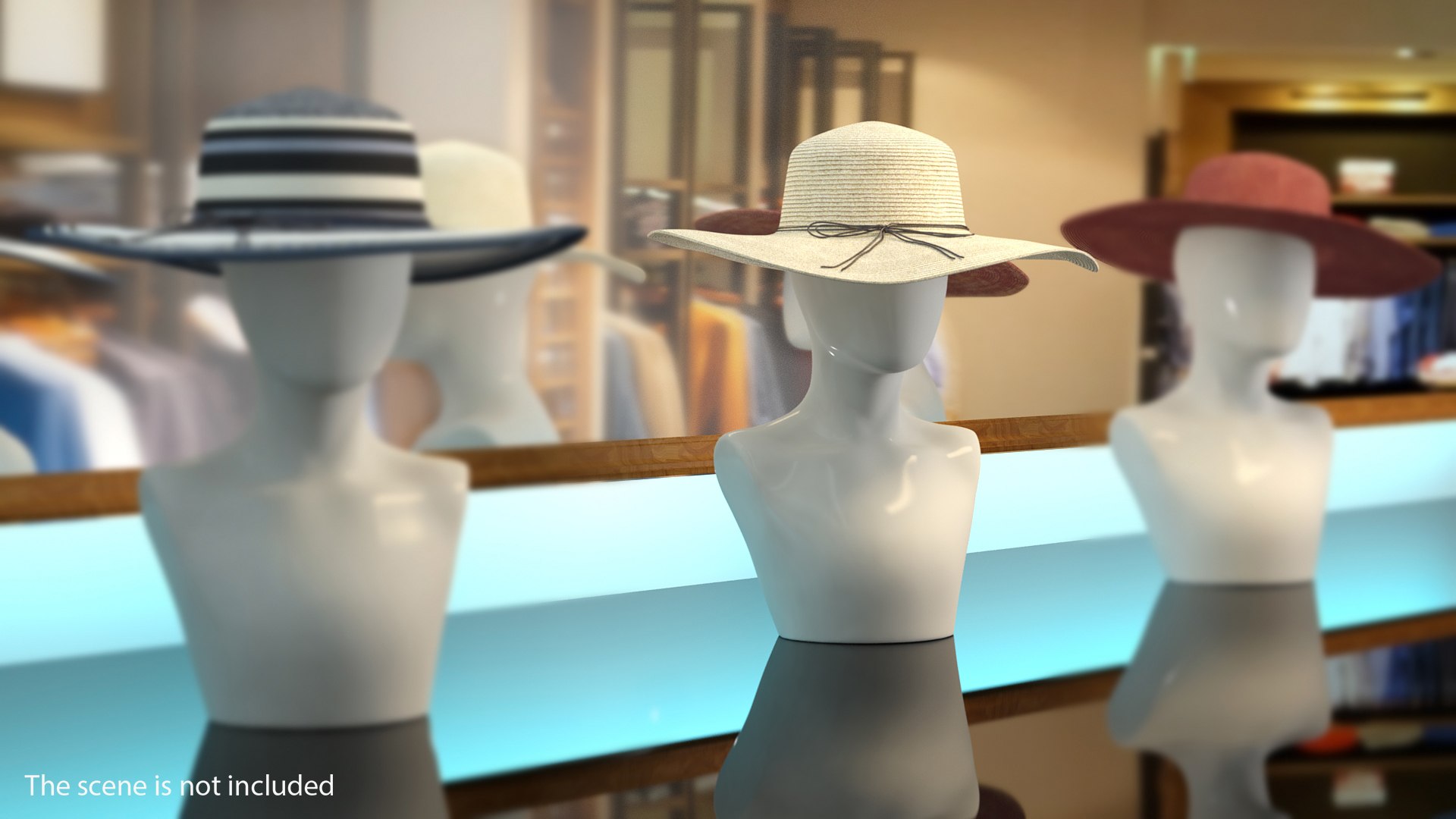 Journey Straw Hat 3D model preview