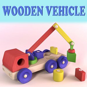 wooden toy vehicle 3ds