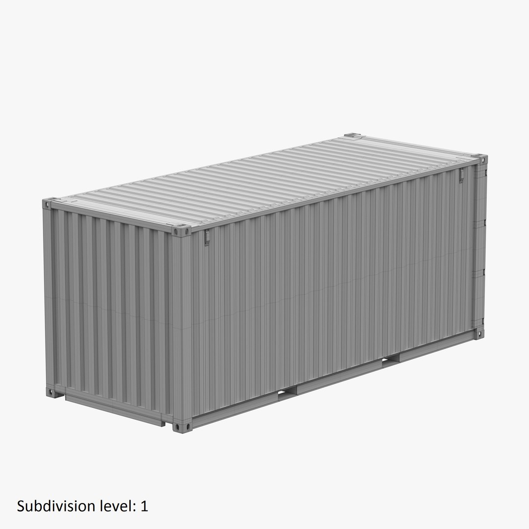 container 20ft 3D model https://p.turbosquid.com/ts-thumb/Wm/oSbvCC/czbLaVZv/030/jpg/1588581370/1920x1080/fit_q87/086f751fd9c998a681aa6aa2c053324daf896531/030.jpg