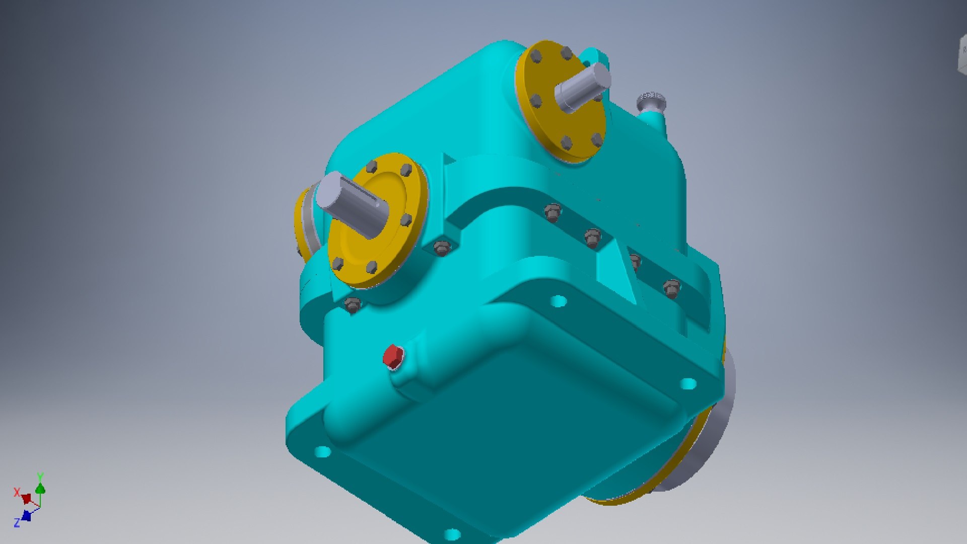 Gearbox with differential 3D model TurboSquid 2150648