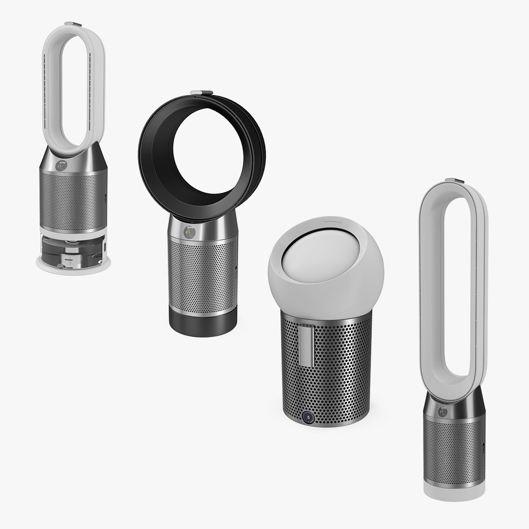 Dyson Purifying Fans Collection 2 3D model preview