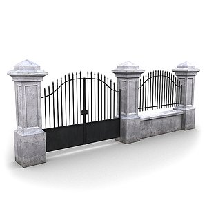 3d model fencing pack wall