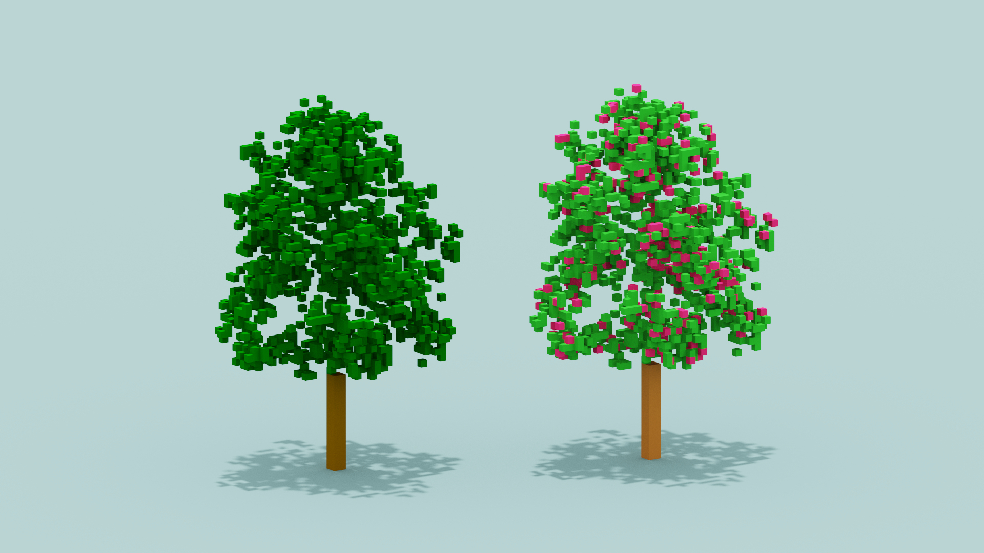 3D Voxel Tree Model - TurboSquid 1858826