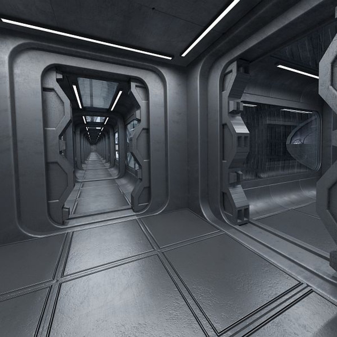 Sci Fi Mathership Scene Interior 3d Model