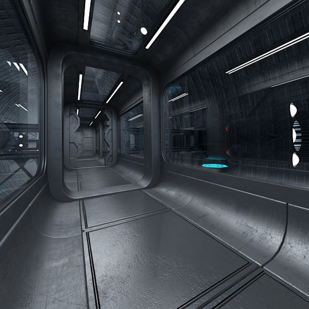 Sci Fi Mathership Scene Interior 3d Model