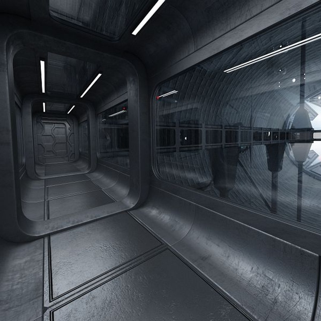 Sci Fi Mathership Scene Interior 3d Model