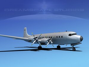 douglas dc-7c dc-7 dxf