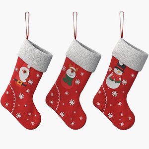 3D christmas stockings