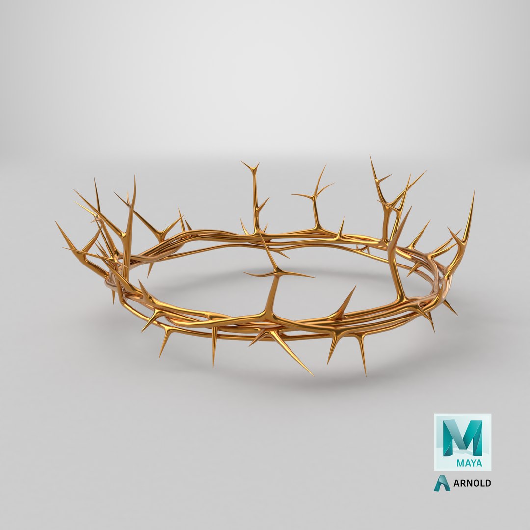 3D model Gold Crown of Thorns PBR 02 https://p.turbosquid.com/ts-thumb/Wm/z4txQr/ZE/stemcell_maya_arnold_render/png/1772621085/1920x1080/fit_q87/504d3c66d03c9412a348fb211cfe5a19ed3e3fd4/stemcell_maya_arnold_render.jpg