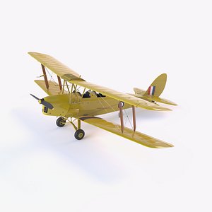 De Havilland DH-82 Tiger Moth 3D