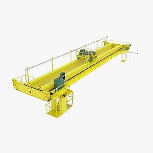 overhead crane 3D model