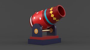 3D Circus Cannon