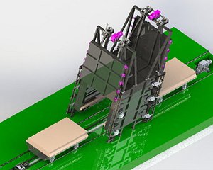 3D INDUSTRIAL METAL ANNEALING -STRESS RELIEF FURNACE- FURNACE model