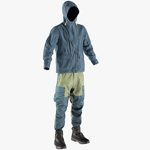 realistic men s pants 3D model