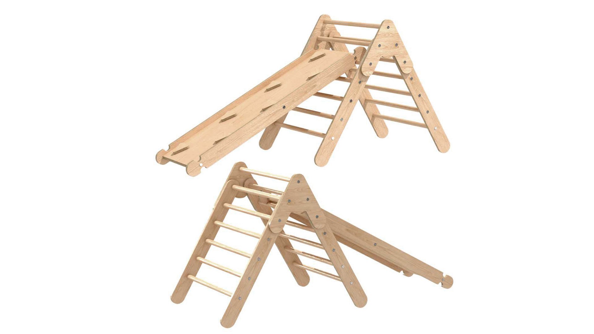 3D Montessori Room Pikler Triangle Ramp - TurboSquid 1721440