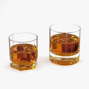 whiskey glass 3D model