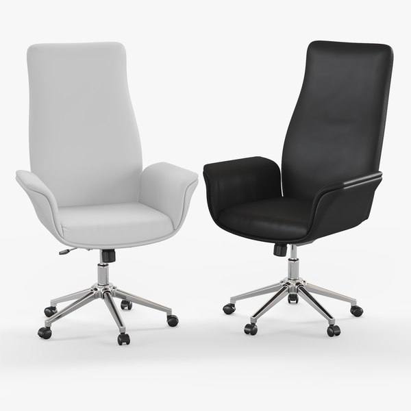 3D модель Офисное кресло с высокой спинкой - TurboSquid 1774630
