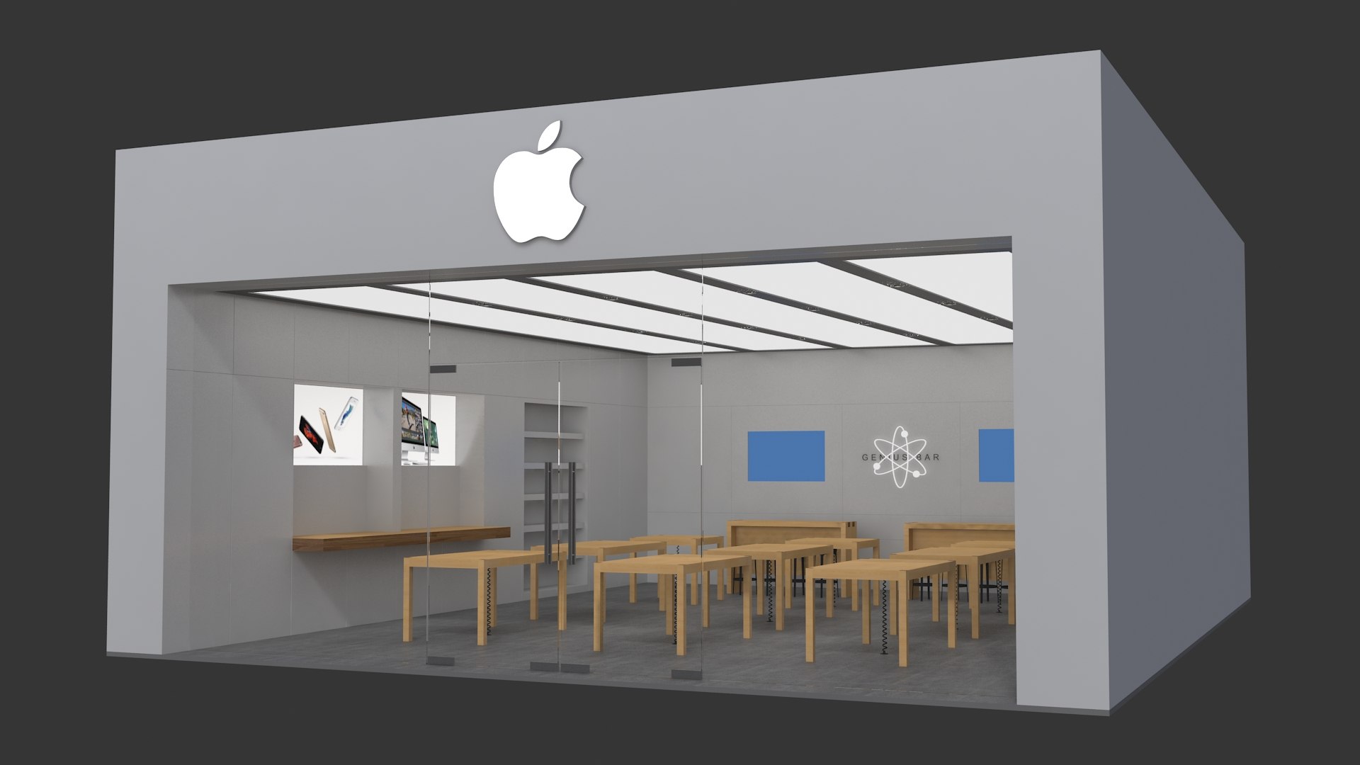 3d model apple store vr