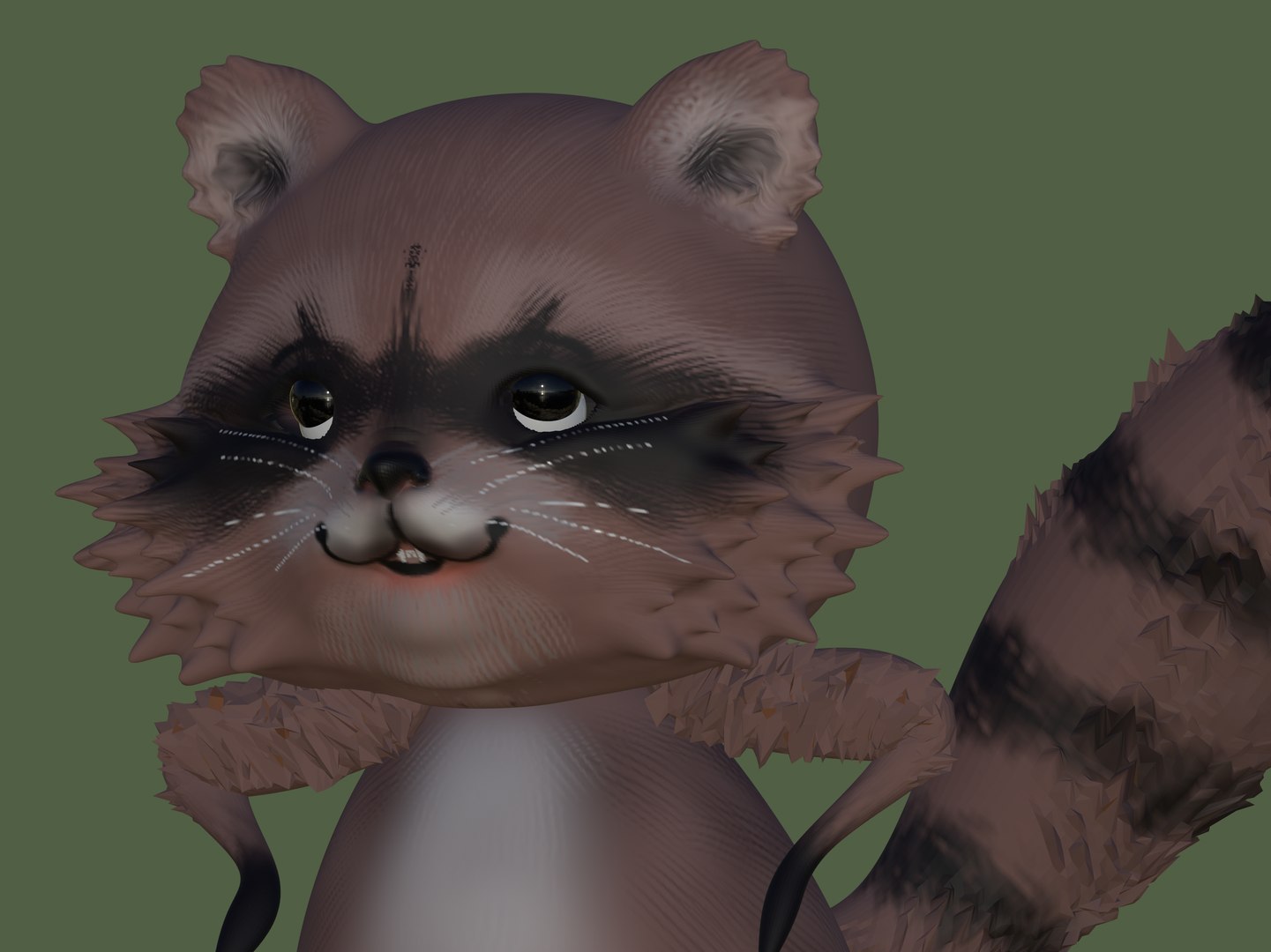Raccoon 3D - TurboSquid 2155477