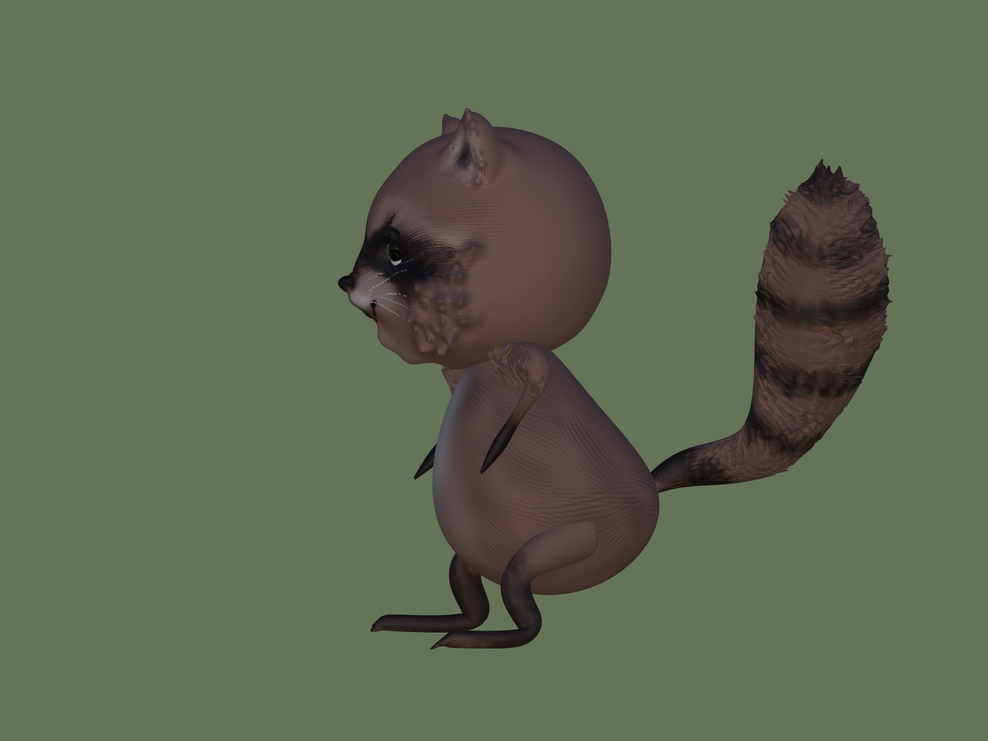 Raccoon 3D - TurboSquid 2155477