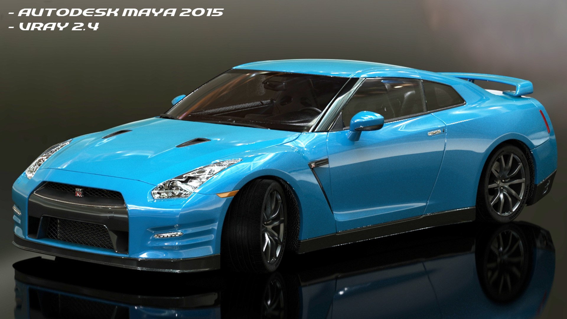 3d Nissan Gt-r Nismo 2017 Model