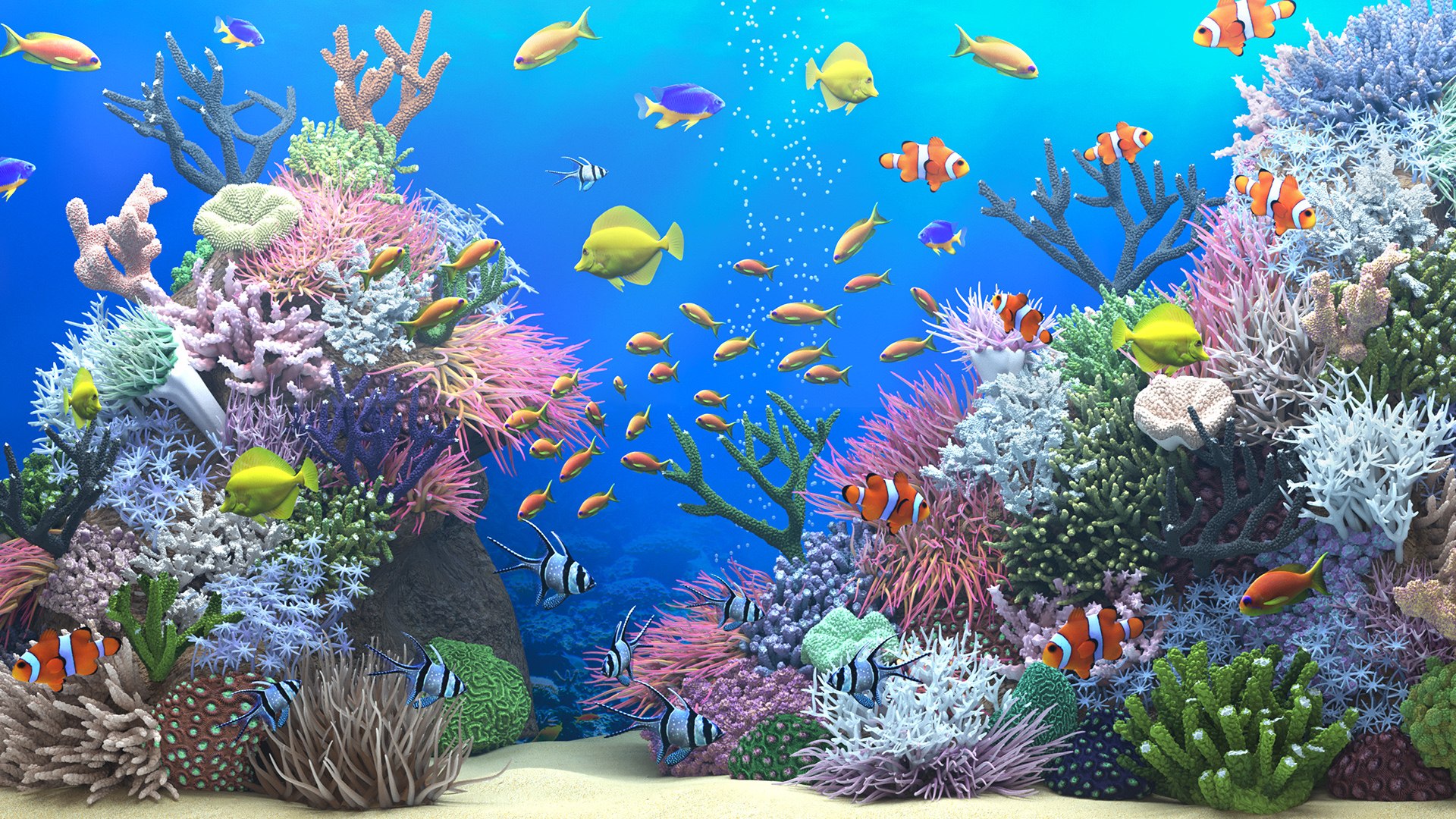 3d Saltwater Aquarium - Turbosquid 1710419