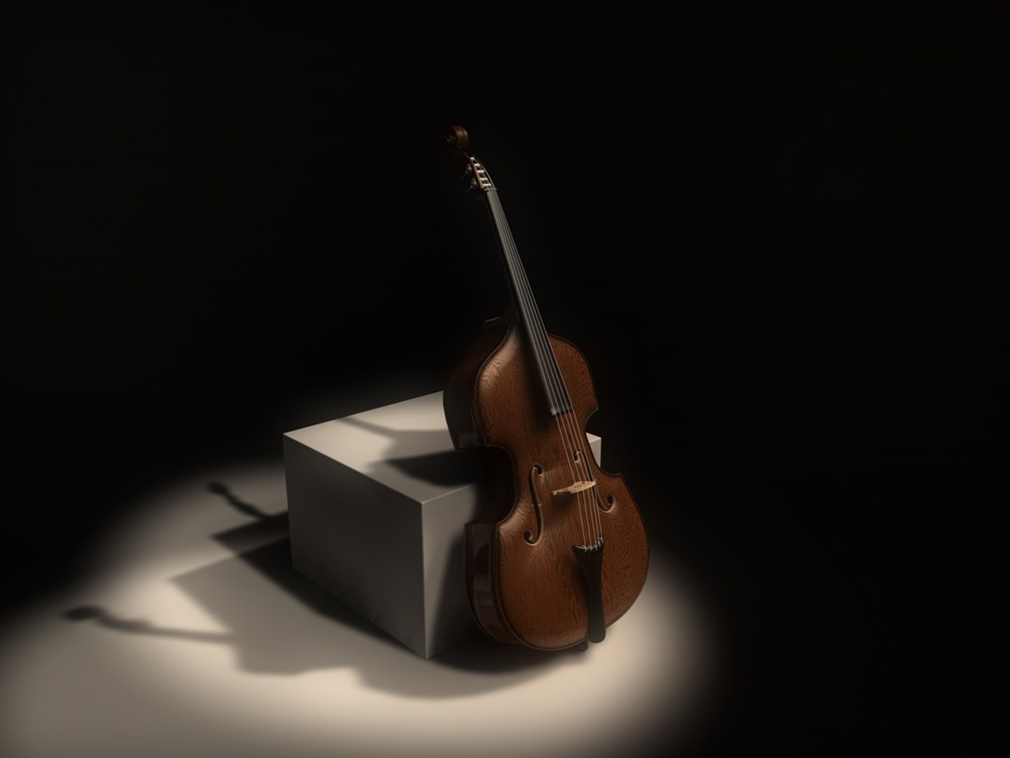 Double Bass C4d