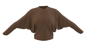 dolman sleeved 3D model