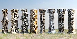 3D model Classical Pillar Pack