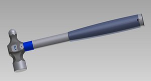 Ball Peen Hammer 3d