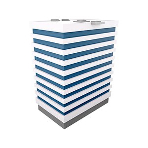 3d ofice building city infrastructure architecture icon model